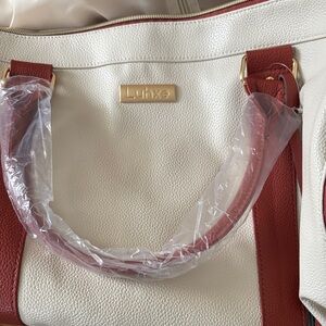 Cream & Brick Red Women's Tote Bag